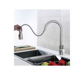 Смеситель для кухни с выдвижной лейкой TSARSBERG тип ГОСТ См-МОЦБИвА TSB-123-001 