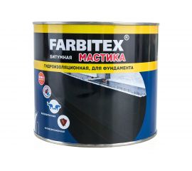 Битумная мастика Farbitex (гидроизоляционная; 2 кг) 4300003453 