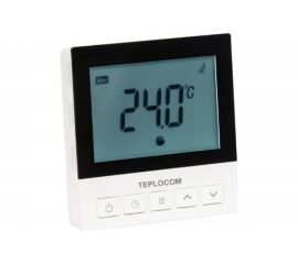 Встраиваемый термостат Teplocom TSF-Prog-220 16A для электрического тёплого пола Бастион 921 