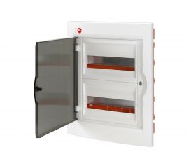 Встраиваемый щиток DKC ЩРв-П-24 прозрачная дверь IP40 белый 81524 