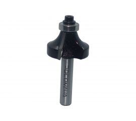 Фреза кромочная калевочная с нижним подшипником серия 1017 (38x20 мм; R14 мм; хвостовик 8 мм) Росомаха 801710 