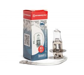 Галогенная автолампа Autoimpuls QUARTZ H3 24 В 70W PK22S H3 24-70 