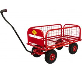 Ручная четырехколесная тележка-трансформер с бортами DDE 200 908-108 