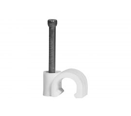 Круглая скоба для кабеля Невский Крепеж А9 мм 50 шт. 800446 