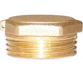Заглушка LEXLINE 1 нар., латунь с контрольным отверстием 25 Украина 512222 
