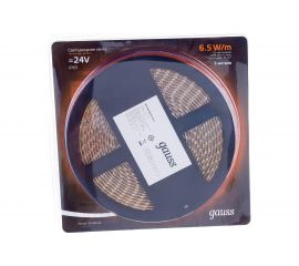Лента Gauss LED 2835/120-SMD 6.5W 24V DC теплый белый IP65 311000165 