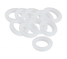 Набор прокладок Профитт прозрачный ПВХ пластикат, 1"", 19х30 мм, 10 шт. 9273255 