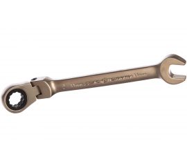 Комбинированный трещоточный ключ с шарниром 11 мм ДТ 200/5 Дело Техники 515411 