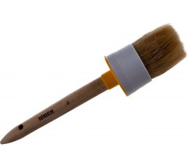 Кисть Стандарт (круглая, натуральная щетина, деревянная рукоятка) 60мм Biber 31188 тов-001902 