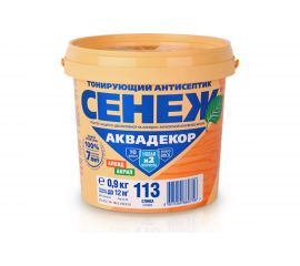 Антисептик для дерева СЕНЕЖ АКВАДЕКОР Х2-113 слива, 0.9 кг 11069 