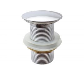 Донный клапан для умывальника MPF 1.1/4"", клик-клак, без перелива, круглый ИС.110465 