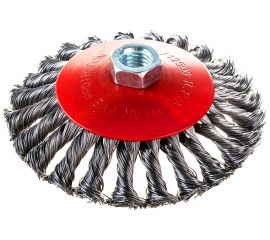 Щетка металлическая крученая тарелка (125 мм; М14) для УШМ On 20-06-120 