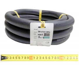 Шланг резиновый 3-х слойный маслобензостойкий ГОСТ 10362-2017 (25х35 мм; 16 атм.; бухта 5 м) Andycar H30-5 