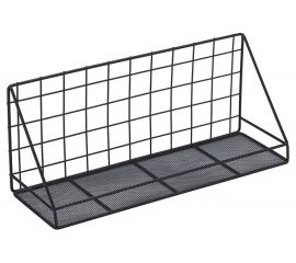Полка для ванной ZDK Homium черный, 35x12x15 см shelf5black 
