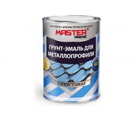 Грунт-эмаль для металлопрофиля MASTER PRIME RAL 7024 графитовый серый, 4 кг 4300008851 