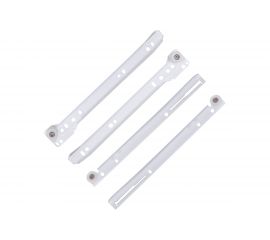 Роликовые направляющие Локри 500 мм, белые, 2 шт. EDS003-L 500 MM WHIT 