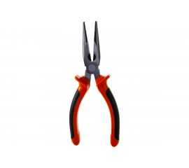 Длинногубцы SPARTA Comfort,180 мм, прямые шлифованные, двухкомпонентные рукоятки 17167 