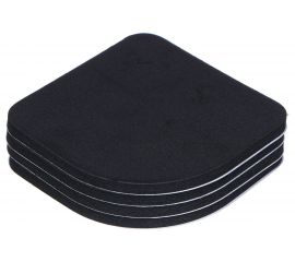 Антивибрационные подставки для стиральных машин и холодильников VETTA мягкие, 4 шт, 7.5x8.8x0.5 см, EVA 639-010 