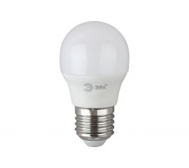Светодиодная лампа ЭРА LED P45 6W 865 E27 R диод, шар, 6Вт, хол, Б0045357 