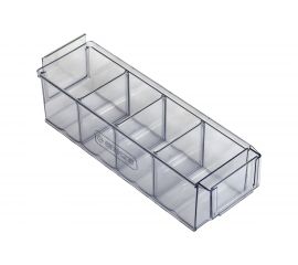 Лоток кассетницы СТАРКИТ 2 л, прозрачный, короткий, узкий LP30-91 