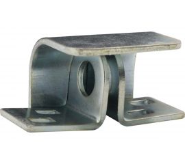 Противовзломная проушина с защитной накладкой Левша цинк, правая У4-9750.Цп 