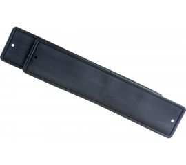 Силиконовая рамка номерного знака Dollex без адаптера, черная (уп. 2 шт.) SPL-265 