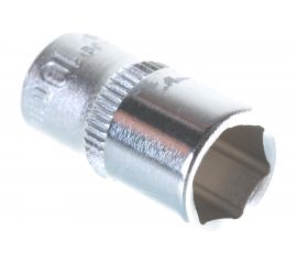 Головка короткая торцевая (10 мм; 1/4; CrV) YATO YT-1409 