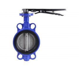 Повротный затвор DN.ru WCB-316L-EPDM Ду125 Ру16, углеродистая сталь, EPDM, с ручкой D050-01946 