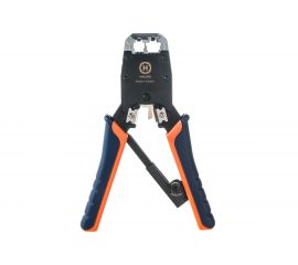 Обжимной инструмент LANMASTER 6P, 8P, с храповым механизмом LAN-CRI-500R 