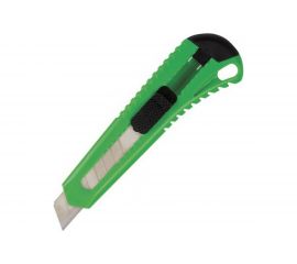 Нож 18 мм, фиксатор, корпус ассорти, упаковка с европодвесом BRAUBERG 230917 