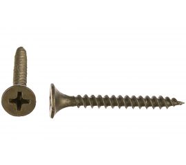 Саморез по металлу для ГКЛ Метизный двор 3,5x32, частая резьба, оксидированный, 500 шт. 4607159062208 