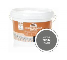 Эмаль универсальная акриловая матовая ЭКСПЕРТ серый RAL 7005 2,5 кг 29094 