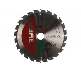 Диск пильный по дереву МАСТЕР Быстрый рез (250х32 мм; 24Т) Зубр 36910-250-32-24 