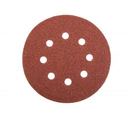 Круг абразивный на липучке (10 шт; 125 мм; Р100; 8 отверстий) SKRAB 35755 