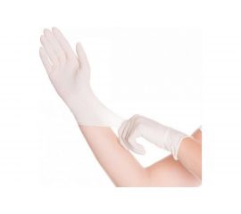 Неопудренные латексные перчатки EcoLat белые, 10 шт./уп., размер S 12020/S 