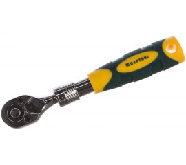 Трещотка для торцовых головок Kraftool PRO телескопическая, Сr-V сталь, 72 зубца, 1/4 27798-1/4 