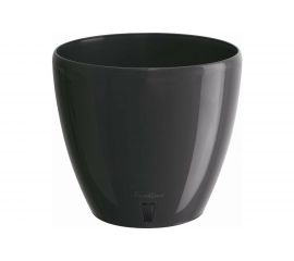 Горшок SANTINO ДЕКО ТВИН 9 л, 26х23.5 см, антрацит 054136 