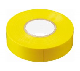 Изоляционная лента STEKKER 0,13x19 мм, 20 м, желтая, INTP01319-20 32841 