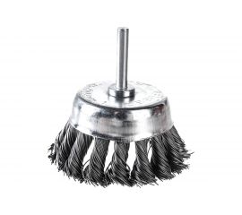 Щетка крацовка чаша витая (75 мм) для дрели Biber 70994 тов-076228 