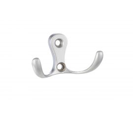 Крючок Tech-Krep 207, 2-х рожковый, матовый хром 1 шт 129923 