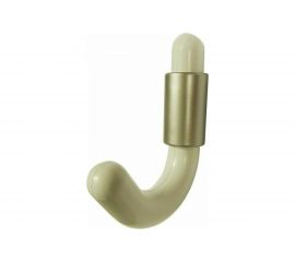 Малый крючок Левша пласт. белый / металлик У8-6830 