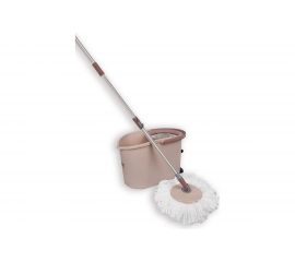 Система для уборки KRAFT Rocket Spin швабра, ведро с педалью, 2 насадки KT 835802 