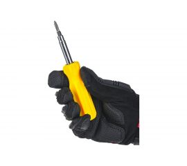 Отвертка-перевёртыш TUNDRA 4 в 1, пластиковая рукоятка 2502540 