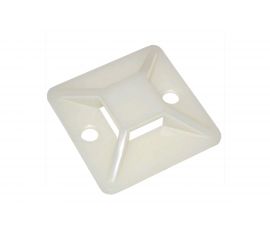 Самоклеящаяся площадка под стяжку TWT 30x30 мм, белая, 100 шт. CV-ATM30 