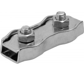 Зажим троса двойной, оцинкованный (75 шт; 3 мм; ТФ5) Зубр 4-304445-03 