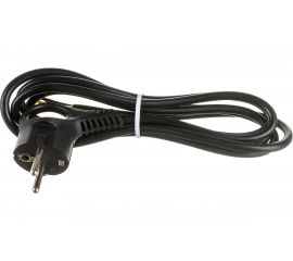 Шнур питания с вилкой ЭРА UX3x0,752mB с заземлением, ПВС 3x0,75, 2м, черный 50/1800 Б0048691 