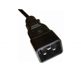 Шнур питания LANMASTER C19-C20, 3х1.5, 220В, 16А, 2 метра LAN-PP19/20-16A-2.0 LAN-PP19/20-2.0-BK 