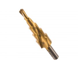 Сверло ступенчатое по металлу (5 ступеней; 4-12 мм) Атака 8089940 