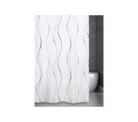 Штора для ванной комнаты Bath Plus 180х180 Waves on white ch17059 