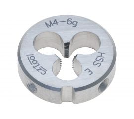 Плашка HSSE М 4 шаг 0,7 мм. D20 мм Bucovice Tools 290040 